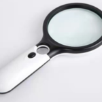 magnifying glass with light