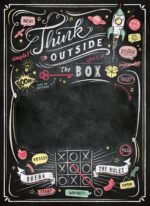 Think Outside the box - Black Board - Image 2