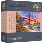 Wooden Puzzles - Sunset at Golden Gate
