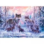 Arctic Wolves – 1000 Pieces – finished puzzle image