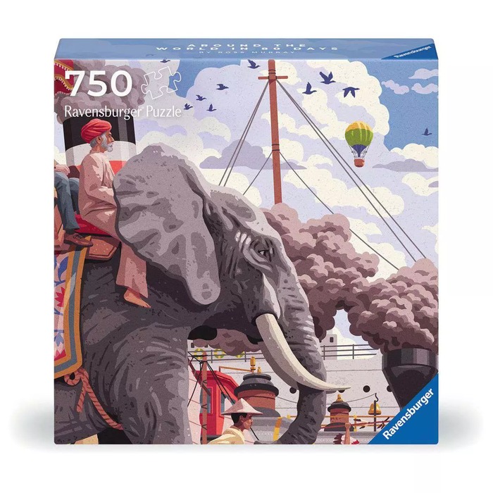 Art & Soul Around the World in 80 Days – 750 Pieces – Ravensburger puzzle box