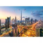 Dubai Collection Skyline of Dubai – 1000 Pieces – finished puzzle image