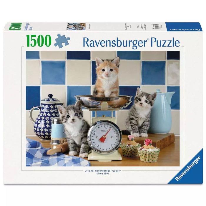 Kittens in the Kitchen – 1500 Pieces – Ravensburger puzzle box