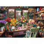 Steve Read My Haven No.13 Flower Arranger – 1000 Pieces – finished puzzle image
