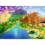 World of Minecraft – 500 Pieces – finished puzzle image